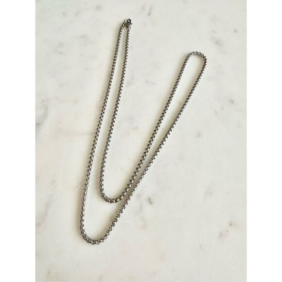 Men’s chain link minimalistic necklace ￼ - Picture 1 of 2